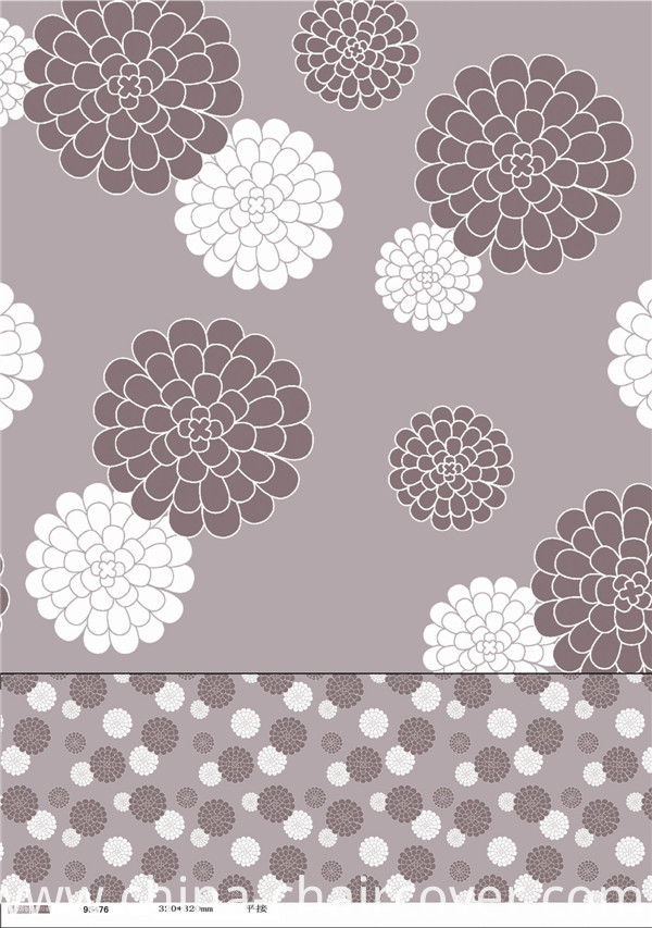 Hot Sale Custom Printed Plastic Tablecloth with Nonwoven/Fabric Backing High Quality LFGB